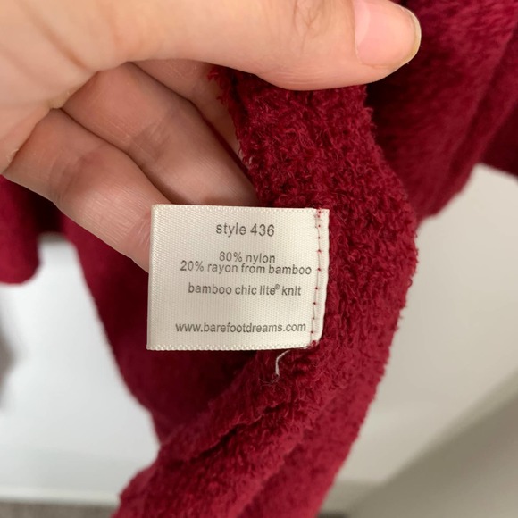 Barefoot Dreams Burgundy Cardigan - Picture 6 of 11